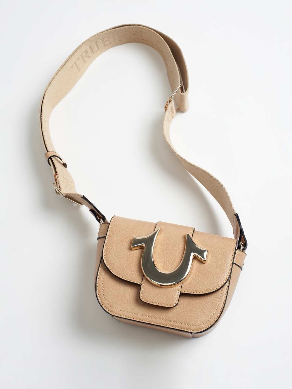🌼NEW:True Religion Mini Horseshoe Bag -Muse Dark Brown
